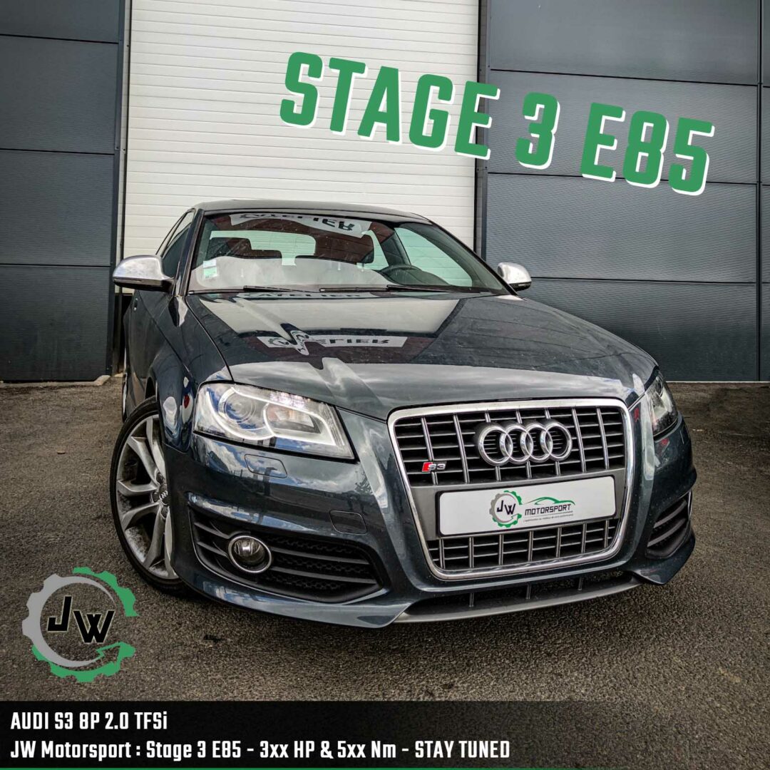 Audi S3 8P - JW Motorsport - Préparation moteur & châssis